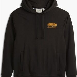 NWT Men's Scotch & Soda Relaxed Fit Black Hoodie